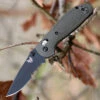 Benchmade Mini Griptilian 556SBKOD-S30V, 2.91" S30V Black Drop Point Combo Blade, OD Green Noryl GTX Handle -Benchmade Shop 556sbkod s30v.1 70691.1566586193