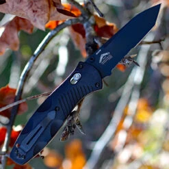 Benchmade Barrage 583SBK, 3.6 In. 154CM Stainless Blade, Assisted Opening, Black Combo Edge -Benchmade Shop 583sbk.2 14941.1566585894