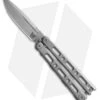 Benchmade 82 Laro Bali-Song MagnaCut Butterfly Knife Gray Titanium (3.6" SW) -Benchmade Shop 82 2 large