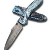 Benchmade Gold Class Kulgera Osborne Titanum Handle Damascus Blade Axis 930-91 -Benchmade Shop 930 91