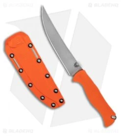 Benchmade Meatcrafter Hunting Fixed Blade Knife Orange (6.1" BB) 15500 -Benchmade Shop Benchmade 15500 Meatcrafter Hunting Fixed Blade Knife Orange 6.1 Satin BHQ 118559 LS Sheath