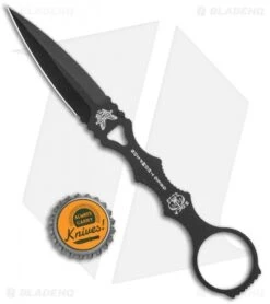 Benchmade SOCP Dagger Fixed Blade Knife (3.22" Black) 176BKGY 9 Benchmade SOCP Dagger Fixed Blade Knife (3.22" Black) 176BKGY -Benchmade Shop Benchmade 176BKGY SOCP Dagger Black BHQ 118499 jr bottlecap