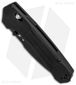 Benchmade 407SBK Vallation AXIS-Assist Knife Black (3.7" Black Serr) -Benchmade Shop Benchmade 407SBK Vallation AXIS Assist Black Black Serr BHQ 84270 jr spine