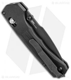 Benchmade 427SBK Mini Vallation AXIS-Assist Knife Black (3.2" Black Serr) -Benchmade Shop Benchmade 427BK Mini Vallation AXIS Assist Black Black Serr 427SBK BHQ 97771 jr side