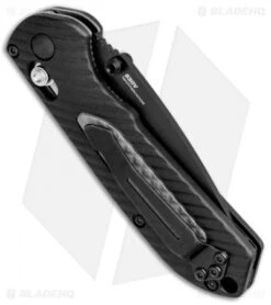 Benchmade Mini Freek AXIS Lock Knife Black/Gray (3" Black) 565BK -Benchmade Shop Benchmade 565BK Mini Freek AXIS Lock Black Gray Black BHQ 78765 jr side
