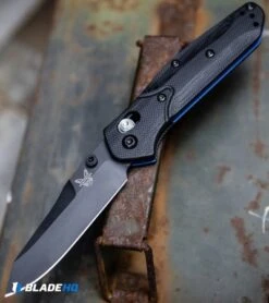 Benchmade 945BK-1 Mini Osborne AXIS Lock Knife Black G-10 (2.9" Black) -Benchmade Shop Benchmade 945BK 1 Mini Osborne AXIS Lock Knife Black G 10 Black BHQ 117626 kp ammo box web