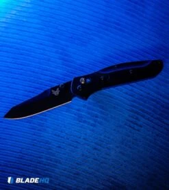Benchmade 945BK-1 Mini Osborne AXIS Lock Knife Black G-10 (2.9" Black) -Benchmade Shop Benchmade 945BK 1 Mini Osborne AXIS Lock Knife Black G 10 Black BHQ 117626 kp blue web