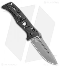 Benchmade Adamas AXIS Lock Knife Black G-10 (3.8" Gray) 275GY-1 -Benchmade Shop Benchmade Adamas AXIS Lock Knife Black G 10 3.8 Gray 275GY 1 BHQ 118560 LS Back