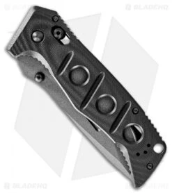 Benchmade Adamas AXIS Lock Knife Black G-10 (3.8" Gray) 275GY-1 -Benchmade Shop Benchmade Adamas AXIS Lock Knife Black G 10 3.8 Gray 275GY 1 BHQ 118560 LS Side