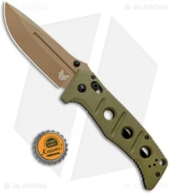 Benchmade Adamas AXIS Lock Knife Olive G-10 (3.8" FE) 275FE-2 -Benchmade Shop Benchmade Adamas AXIS Lock Olive G 10 FDE 275FE 2 BHQ 118562 jr bottlecap