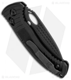 Benchmade Aileron AXIS Lock Knife Black G-10 (3.45" Black Serr) 737SBK -Benchmade Shop Benchmade Aileron AXIS Lock Black G 10 Black Serr 737SBK BHQ 88739 jr side