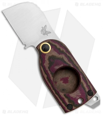 Benchmade Aller Fumée Friction Folder Knife Red Richlite (1.6" Satin) 381 3 Benchmade Aller Fumée Friction Folder Knife Red Richlite (1.6" Satin) 381