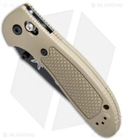 Benchmade American Sniper Griptilian AXIS Lock Knife Sand (3.45" Black) -Benchmade Shop Benchmade American Sniper Griptilian AXIS Lock Sand Black 551BKSN AS BHQ 75450 jr spine