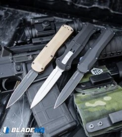 Benchmade Infidel Knife OTF Double Action Automatic (3.9" Satin) 3300 -Benchmade Shop Benchmade Autocrat D A OTF Automatic Knife OD Green G 10 Black 3400BK 2 BHQ 104904 kp guns web