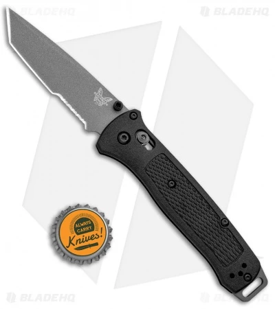 Benchmade Bailout AXIS Lock Knife Black Grivory (3.38" Gray Serr) 537SGY 6 Benchmade Bailout AXIS Lock Knife Black Grivory (3.38" Gray Serr) 537SGY - Image 4