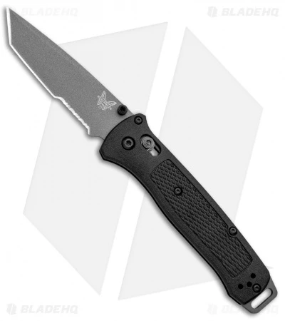 Benchmade Bailout AXIS Lock Knife Black Grivory (3.38" Gray Serr) 537SGY 3 Benchmade Bailout AXIS Lock Knife Black Grivory (3.38" Gray Serr) 537SGY
