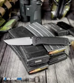 Benchmade Bailout AXIS Lock Knife Black Grivory (3.38" Gray) 537GY -Benchmade Shop Benchmade Bailout AXIS Lock Knife Black Grivory Gray 537GY BHQ 96360 kp tactical web