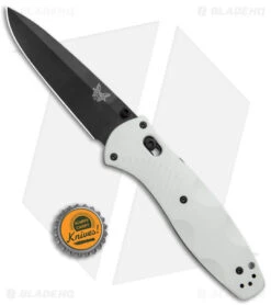 Benchmade Barrage Limited Edition AXIS-Assist Knife White FRN (3.25" Black S90V) -Benchmade Shop Benchmade Barrage Limited Edition AXIS Assist Lock White FRN Black BHQ 175594 jr bottlecap