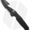 Benchmade H2O Fixed Blade Dive Knife Black Santoprene (3.5" Black Serr) 2 Benchmade H2O Fixed Blade Dive Knife Black Santoprene (3.5" Black Serr) -Benchmade Shop Benchmade Black Fixed Blade Dive Knife 112SBK BLK Black Serr BHQ 123886 jr 1
