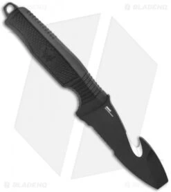 Benchmade H2O Fixed Blade Dive Knife Black Santoprene (3.5" Black Serr) 8 Benchmade H2O Fixed Blade Dive Knife Black Santoprene (3.5" Black Serr) -Benchmade Shop Benchmade Black Fixed Blade Dive Knife 112SBK BLK Black Serr BHQ 123886 jr spine 1