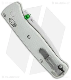 Benchmade Bugout Gray G-10 AXIS Lock Knife (3.2" Satin 20CV) 535-2002 -Benchmade Shop Benchmade Bugout AXIS Lock Gray G 10 Satin BHQ 114143 jr side large