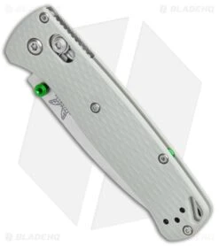 Benchmade Bugout Gray G-10 AXIS Lock Knife (3.2" Satin 20CV) 535-2002 -Benchmade Shop Benchmade Bugout AXIS Lock Gray G 10 Satin BHQ 114143 jr spine large