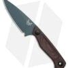 Benchmade Dacian Knife + Leather Sheath Brown Canvas Micarta (3.5" BT Cerakote) -Benchmade Shop Benchmade Dacian Fixed Blade Knife Brown Canvas Micarta 3in Blue BHQ 199902 td large