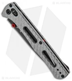 Benchmade Fact AXIS Lock Knife Silver Twill G-10 (3.95" Gray) 417GY-1901 -Benchmade Shop Benchmade Fact AXIS Lock Silver Twill G 10 Gray 417GY 1901 BHQ 92612 jr spine