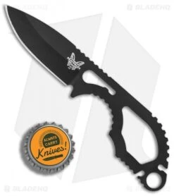 Benchmade Follow-Up Fixed Blade Knife Black (2.6" Black) 101BK -Benchmade Shop Benchmade Follow Up Black Black BHQ 78786 er bottlecap