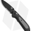 Benchmade Freek AXIS Lock Knife Black/Gray (3.6" Black Serr) 560SBK -Benchmade Shop Benchmade Freek AXIS Black Gray Black Serr 560SBK BHQ 51606 jr 2