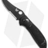 Benchmade Griptilian AXIS Lock Knife Black (3.45" Black Serr) 550SBK-S30V -Benchmade Shop Benchmade Griptilian AXIS Lock Black Black Serr 550SBK S30V BHQ 4017 jr