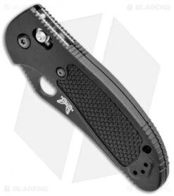 Benchmade Griptilian AXIS Lock Knife Black (3.45" Black Serr) 550SBK-S30V -Benchmade Shop Benchmade Griptilian AXIS Lock Black Black Serr 550SBK S30V BHQ 4017 jr spine
