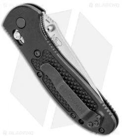 Benchmade Griptilian AXIS Lock Knife Black (3.45" Satin) 551-S30V -Benchmade Shop Benchmade Griptilian AXIS Lock Black Satin 551 S30V BHQ 3330 jr side