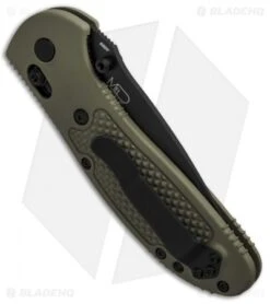 Benchmade Griptilian AXIS Lock Knife Olive Drab (3.45" Black) 551BKOD-S30V -Benchmade Shop Benchmade Griptilian AXIS Lock Olive Drab Black 551BKOD S30V BHQ 6200 jr side