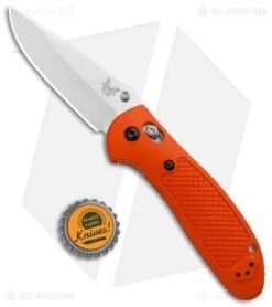 Benchmade Griptilian AXIS Lock Knife Orange (3.45" Satin) 551-ORG-154CM -Benchmade Shop Benchmade Griptilian AXIS Lock Orange Satin 551 ORG S30V BHQ 3561 jr bottlecap