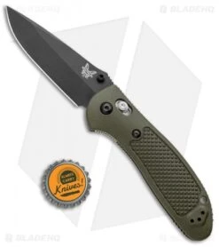 Benchmade Griptilian AXIS Lock Knife Olive Drab (3.45" Black) D2 -Benchmade Shop Benchmade Griptilian Manual Axis Lock D2 OD Green Black 551BKODD2 BHQ 5370 jr bottlecap