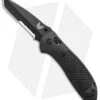 Benchmade Griptilian Tanto AXIS Lock Knife Black (3.45" Black Serr) 553SBK-S30V -Benchmade Shop Benchmade Griptilian Tanto AXIS Lock Black Black Serr 553SBK S30V BHQ 0422 jr