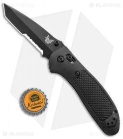 Benchmade Griptilian Tanto AXIS Lock Knife Black (3.45" Black Serr) 553SBK-S30V -Benchmade Shop Benchmade Griptilian Tanto AXIS Lock Black Black Serr 553SBK S30V BHQ 0422 jr bottlecap