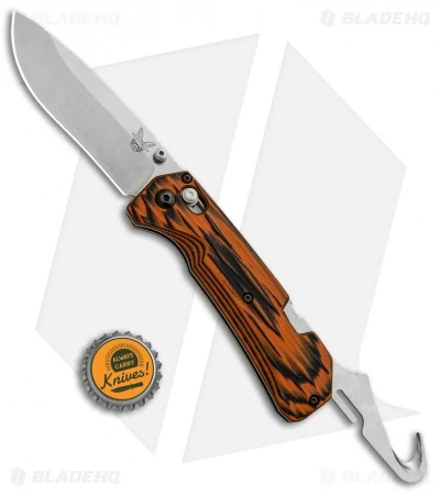 Benchmade Grizzly Creek Axis Lock Knife Orange/Black G10 (3.5" Satin) 15060-1801 7 Benchmade Grizzly Creek Axis Lock Knife Orange/Black G10 (3.5" Satin) 15060-1801 - Image 5