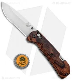 Benchmade Grizzly Creek Folder AXIS Lock Knife W/ Hook (3.5" Satin) 15060-2 10 Benchmade Grizzly Creek Folder AXIS Lock Knife W/ Hook (3.5" Satin) 15060-2 -Benchmade Shop Benchmade Grizzly Creek Folder Wood AXIS Lock Gut Hook 15060 2 BHQ 21346 jr bottlecap