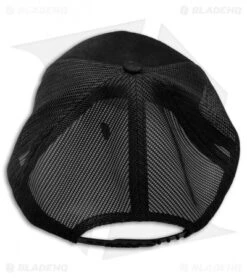Benchmade Knives Snap Back Mesh 7 Panel Hat W/ Embroidered Logo - Black 8 Benchmade Knives Snap Back Mesh 7 Panel Hat W/ Embroidered Logo - Black -Benchmade Shop Benchmade Knives Snap Back Mesh 7 Panel Hat Leather Logo Black BHQ 123100 jr back