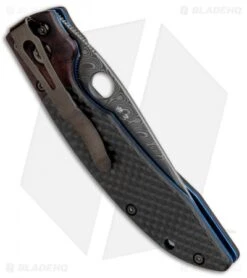 Benchmade Mini-AFCK Gold Class Knife 812-101 (3.19" Damascus) #03 -Benchmade Shop Benchmade Mini AFCK Gold class 812 101 Damascus 3 BHQ 8291 jr side