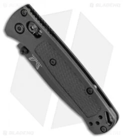 Benchmade Mini Bugout AXIS Lock Knife Black CF-Elite (2.8" Black) 533BK-2 -Benchmade Shop Benchmade Mini Bugout AXIS Lock Knife Black 2.8 Black 533BK 2 BHQ 118554 LS Spine