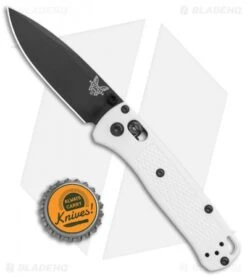 Benchmade Mini Bugout AXIS Lock Knife White (2.82" Black) 533BK-1 9 Benchmade Mini Bugout AXIS Lock Knife White (2.82" Black) 533BK-1 -Benchmade Shop Benchmade Mini Bugout AXIS Lock White Black 533BK 1 BHQ 104889 jr bottlecap