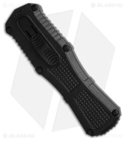 Benchmade Mini Claymore OTF D/A Auto Knife Black Grivory (3.2" Gray) 3375GY -Benchmade Shop Benchmade Mini Claymore OTF DA Auto Knife Black Grivory 3in Gray BHQ 193447 td spine large