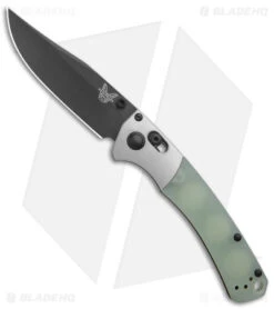 Benchmade Mini Crooked River Limited Edition Knife Jade G-10 (3.25" Black M4)