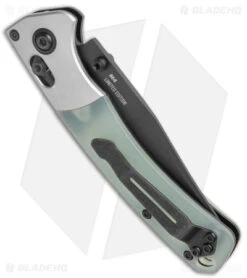 Benchmade Mini Crooked River Limited Edition Knife Jade G-10 (3.25" Black M4) -Benchmade Shop Benchmade Mini Crooked River Limited Edition AXIS Jade G 10 Black BHQ 175592 jr side