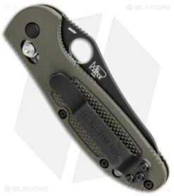 Benchmade Mini Griptilian AXIS Lock Knife Olive Drab (2.91") 555BKOD-S30V -Benchmade Shop Benchmade Mini Griptilian AXIS Lock Olive Drab 555BKOD S30V BHQ 103419 jr side