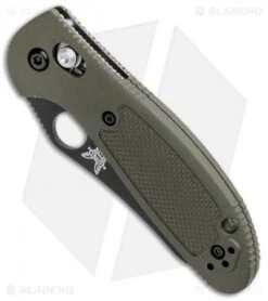 Benchmade Mini Griptilian AXIS Lock Knife Olive Drab (2.91") 555BKOD-S30V -Benchmade Shop Benchmade Mini Griptilian AXIS Lock Olive Drab 555BKOD S30V BHQ 103419 jr spine