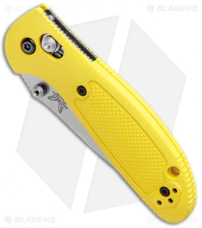 Benchmade Mini Griptilian Knife Yellow (2.91" Satin) 556-YEL-S30V 4 Benchmade Mini Griptilian Knife Yellow (2.91" Satin) 556-YEL-S30V - Image 2